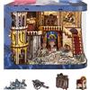 MiniCity Book Nook Kit per adulti puzzle in legno fai da te in miniatura, casa delle bambole 3D, fermalibri per libreria, decorazione con luce a LED, regalo creativo per lettori (Napoléon)