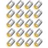 Yuio 20 mini luci a LED, micro LED, mini luce LED con batteria