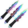 SCK Set Da 3 Coltelli Da Lancio Seghetato Rainbow SCK