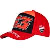 Ducati Bagnaia Berretto Dual Corse Francesco Bagnaia Rosso Adulto Taglia Unica, Rosso, Taglia Unica