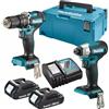 Makita Combo DTD155Z + DHP483Z BL 18V LXT 2Ah 2 bat. MakPac marca