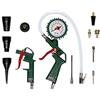 Parkside Set di Accessori per Ingresso ad Aria Compressa PDSS 13 D4 con Pistola ad Aria Compressa, Pistola di Riempimento con Indicatore di Pressione, Tubo con Connettore a Vite e 7 Adattatori