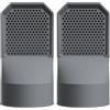 3DMatch Griglia di Ventilazione per Vespaio Ø100 mm (Set di 2) - Aeratore Anti-umidità e Anti-roditori per Seminterrato, Cantina ed Esterni (grigio antracite)