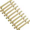 MARGUERASW 10 Pezzi Maniglie per Mobili da Cucina Maniglie Oro - maniglie per mobili inox maniglie per mobili da cucina acciaio inox distanza fori 160mm