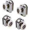 Cokritsm 4pcs Rotelle Per Box Doccia 23mm, Rullis Per Porta Docciai