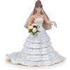 Papo - Statuina Sposa in Pizzo Realistica - 3 Anni + - Collezione Mondo Incantato - Gioco Creativo Universo Matrimonio - Idea Regalo Giocattolo Bambina Bambino