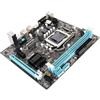 Dpofirs Scheda Madre Desktop, LGA 1155 CPU 2nd Gen Slot Dual Channel DDR3 con Alimentazione Trifase, Uscita VGA HD, ATX per Giochi