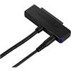 Poppstar USB 3.1 Gen 1 di tipo A adattatore disco rigido per SSD, HDD, 2.5 e 3.5 pollici, fino a 5 Gb/s, supporto UASP, con alimentazione, lunghezza cavo 1m