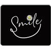AOKSUNOVA Tappetino per il mouse piccolo con motivo Mouse Pad 21 x 26 cm Sorriso