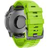 ANBEST Cinturino Compatibile con Garmin Fenix 6X Pro/7X, Braccialetto di Ricambio in Silicone Sportivo per 5X/Enduro/Enduro 2/Descent MK2, Verde