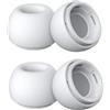 Baiyx 4 pcs di cuscinetti auricolari di ricambio per AirPods Pro 3 (2025) generazione, in silicone con foro per la riduzione del rumore, adatti alla custodia ricarica (S)
