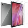 MEMELOKA Custodia per Lenovo Tab 10.1 Inch 2025 TB311FU/TB311XU 2025 + Vetro Temperato, Cover Protezione in TPU Morbido Ultra-Sottile con Airbag in Silicone Rinforzato