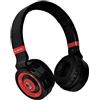 TECHMADE AC Milan - Cuffie Senza Filo Cuffie Wireless Over-Ear, Cuffie Bluetooth Senza Fili Pieghevoli, Cuffie con Microfono Incorporato, HiFi Stereo, Micro SD Slot, FM Radio per iPhone/Android/Viaggio/PC