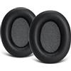 Akkiv Cuscinetti auricolari di ricambio NC35 compatibili con cuffie Srhyphm versione NC25/versione NC35 I cuscinetti auricolari di ricambio Akkiv sono realizzati in pelle proteica e memory foam (nero)