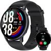 Luxtrine Smartwatch Uomo Donna, 1.32 Orologio Smartwatch con Effettua/Risposta Chiamate, IP68 Impermeabile Sportive Smart Watch, SpO2/Contapassi/Sonno/Cardiofrequenzimetro, Fitness Tracker per Android iOS