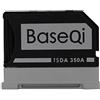 BaseQi Ninja Stealth Drive 350A Adattatore Micro SD Alluminio argento edge per Microsoft Surface Book