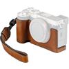 SMALLRIG A7C II / A7CR Kit Custodia in Pelle Fotocamera per Sony Alpha 7C II/Alpha 7CR, Custodia in Pelle stile Retrò per Fotocamera con Cinturino da Polso, Telaio in Lega di Alluminio - 5015