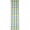 Deko Trends Tenda con Occhielli, Poliestere, Verde-Petrolio-Menta, 245 x 137 cm