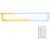 Philips Superslim Plafoniera LED, 100 cm, Rettangolare, Bianco | Telecomando incluso, Con interruttore a parete, 24 W, 5 scene luminose preimpostate, Dimmerabile fino all'1%, EyeComfort