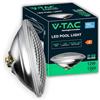 V-TAC Lampada Led da Piscina 12W - PAR56 - Lampada in Vetro Antiurto per Illuminazione Piscine e Fontane - 1260 Lumen - Luce Subacquea - Risparmio Energetico - IP68 - Luce Fredda