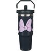 Undercover - Minnie Mouse bicchiere termico con manico - capacità di 900 ml - bicchiere in acciaio inox con manico - borraccia ermetica