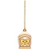 THUN Lanterna con fiocco in ceramica - Ceramica - 2,75x2,75x4 cm