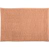 MSV - Tappetino da bagno in microfibra di ciniglia - Pelo lungo, antiscivolo - Comodo anello per appenderlo - Comfort e igiene ottimizzati - Pesca - Singolo - 50x80 cm