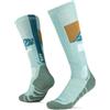 Buff| Calzini Merino HW Over the Calf Lana merino, Controllo degli odori, Regolazione termica, Assorbimento, Comodità, Sci, Neve, Qualità Uomo Donna XL Orchid