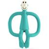 Matchstick Monkey, Original Teether & Gel Applicator, Antimicrobial Silicone Teething Toys for Baby, Easy to Grip, BPA Free, 3 Months Old+, 10.5 cm, Green Monkey