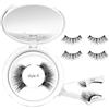 Higu clace Magnetische Wimpern,Magnet Wimpern Ohne Eyeliner,Magnetische Wimpern mit Applikator,Wimpern Magnetisch Natürlicher Look,Kein Kleber erforderlich Wimpern Magnetic(SET-3K)