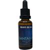 Man's Beard - Olio da barba profumato Santalum 30 ml - Fragranza legno di sandalo - Cura e cura idratante naturale per la barba - Ingredienti di origine naturale -100% fabbricazione francese