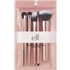e.l.f. Flawless Face & Eye Brush Set, set di 6 pennelli per viso, occhi e sopracciglia, realizzati con setole sintetiche, prodotto vegano e non testato sugli animali