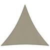 Windhager Tenda Parasole Cannes Triangolare, 3 x 3 m, Protezione Solare per Giardino e terrazza, Resistente ai Raggi UV e alle intemperie, Tortora, 10717