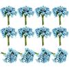 PATIKIL Mini Bacchette Artificiali di Bacche Pip, 144Pz Staminali di Fiori Frutta per Artigianato, Ghirlande, Decorazioni Floreali per Matrimoni, Blu