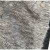 YANGUANG Tessuto in Pelliccia di Lupo Sintetico Ispessito 160x50 Cm, Tappezzeria in Tessuto Peloso Marrone Morbido per La Decorazione di Abbigliamento Fai da Te Coperta Shaggy Leggera(Color:Grigio Scuro)
