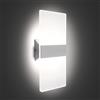 KICAAO Applique da Parete Interno,Acry LED Moderno Lampada da Parete, 12W Up Down Illuminazione da Parete per Camera da Letto Corridoio Soggiorno Scala (1PCS-6000K)