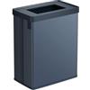 Curver Keter Verto, Pattumiera Raccolta Differenzata, Doppio Scomparto, Design Elegante, Riciclabile, Ideale per Bagno, Soggiorno o Ufficio, Capacità 54 Litri, Blu Perlato