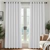 Deconovo Tende Oscuranti per Interni con Anelli - Set di 2 Tende Termiche Isolanti e Anti-Rumore, 200x260 cm (LxA), Ideali per Camera da Letto, Soggiorno e Ufficio, Grigio Perla