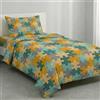 Riad Arredo Set Lenzuola Singolo 100% Cotone Italiano Morbido - Completo Letto Lenzuolo Sotto con Angoli 90x200+27 cm, Lenzuolo Sopra 150x300 cm, 1 Federa 52x82 cm - Made in Italy - Puzzle Light