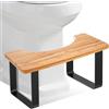 BORDEAG Sgabello da toilette per adulti, sgabello da cacca,