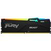 no name Kingston Fury Beast DDR5 RGB 16Gb 5600MT-s DDR5 CL40 DIMM Memoria Gaming per Com