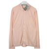 PYUA Polo Uomo Manica Lunga Cotone Biologico Colletto Rosa XL