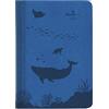 Alpha Edition Agenda Settimanale Nature Line 2024, 10,7x15,2 cm, OCEAN, 192 pagine