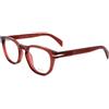 Beckham David Beckham DB 7050 Occhiali, Rete, 47 Uomo, Rosso