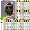 MIGCAPUT Set di Oli Essenziali per Diffusori 24 x 10ML, Olio Essenziale Naturale al 100% per Aromaterapia, SPA, Massaggi, Bagno - Rosa, Tè Bianco, Lavanda, Tea Tree, Rosmarino, Eucalipto, Incenso