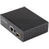 Startech.com Convertitore di rete Startech.com RJ45 fibra ottica PoE 10/100/1000Mbps Nero [IMC1GSFP60W]