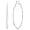 BMMYE Orecchini a cerchio in argento sterling per donna, grandi orecchini a cerchio in argento, leggeri e ipoallergenici, disponibili in 30MM 40MM 50MM 60MM