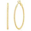 BMMYE Orecchini a cerchio grandi in oro per donna, orecchini a cerchio dorati leggeri e ipoallergenici placcati in vero oro 14 carati, disponibili in 30MM 40MM 50MM 60MM
