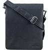STILORD Oxford borsa a tracolla vintage uomo pelle per tablet 13 pollici MacBook e iPad - borsello tracolla pelle vera - borsa messenger cuoio DIN A4 Colore:nero