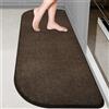 DOMUSTEX Tappeto Antiscivolo e Lavabile in Lavatrice 60x180cm Semicerchio, Zerbino Interno, Tappetino d'Ingresso Assorbenti per Cane, Corridoio, Bagno, Cucina